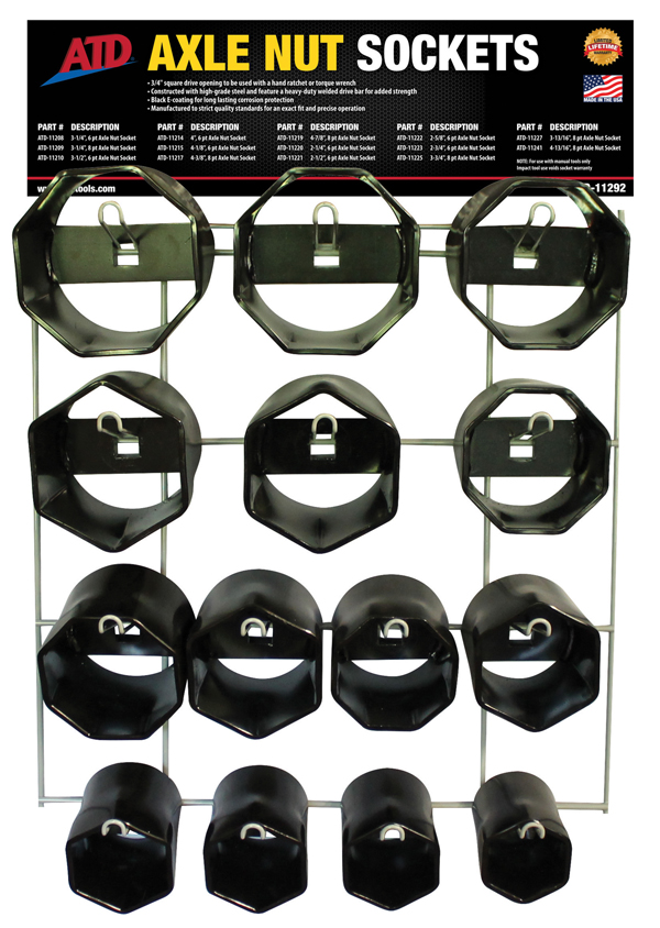 ATD Tools ATD-11241 4.81 in. x 8 PT Axle Nut Socket