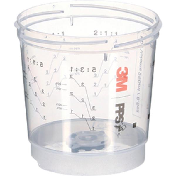 MMM-26361 8.5 fl oz 26361 Mini PPS Series 2.0 Vented Spray Cup, 50 Cups per Pack
