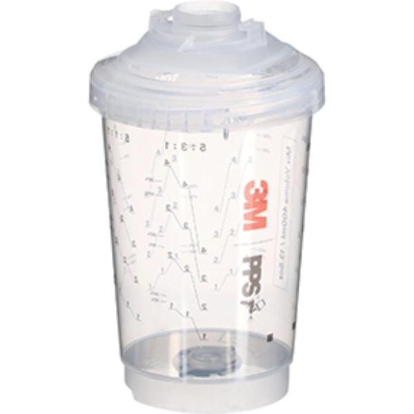 MMM-26262 13.5 fl oz 26262 Midi 200 Micron Filter PPS Series 2.0 Vented Spray Cup Kit, 50 per Kit