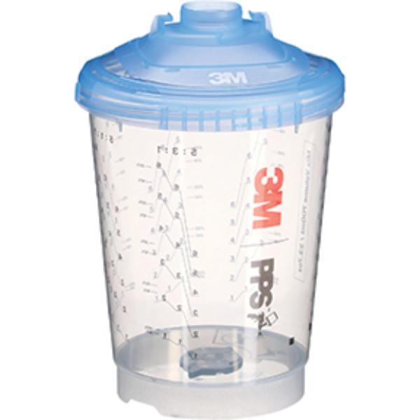 MMM-26163 23.7 fl oz 26163 Standard 125 Micron Filter PPS Series 2.0 Vented Spray Cup Kit, 50 per Kit
