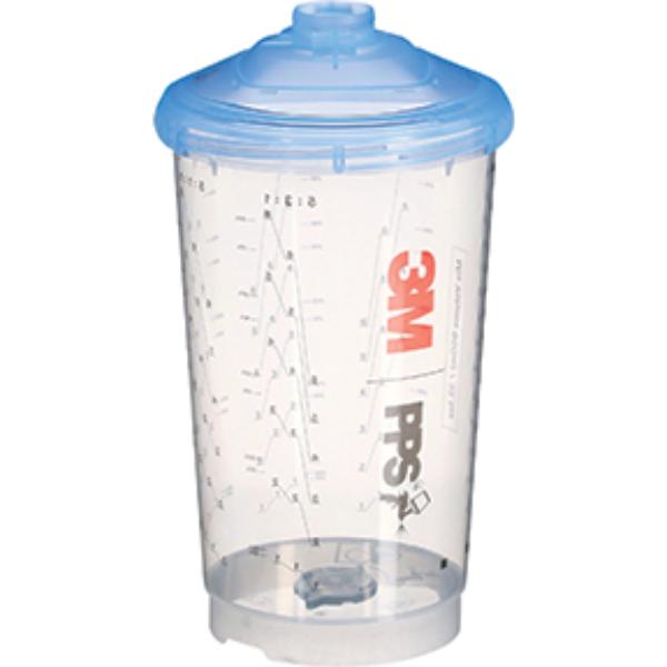 MMM-26164 32.1 fl oz 125 Micron Filter 26164 Large PPS Series 2.0 Vented Spray Cup Kit, 50 per Kit