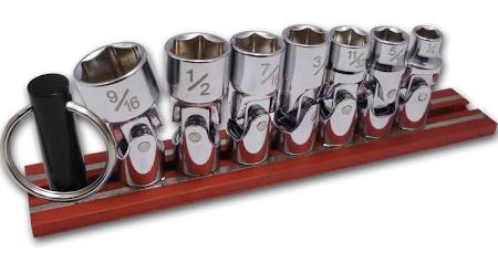 VIM-VU400 0.25 in. - 0.56 in. Flex Univ Sae Socket Set, 7 Pieces