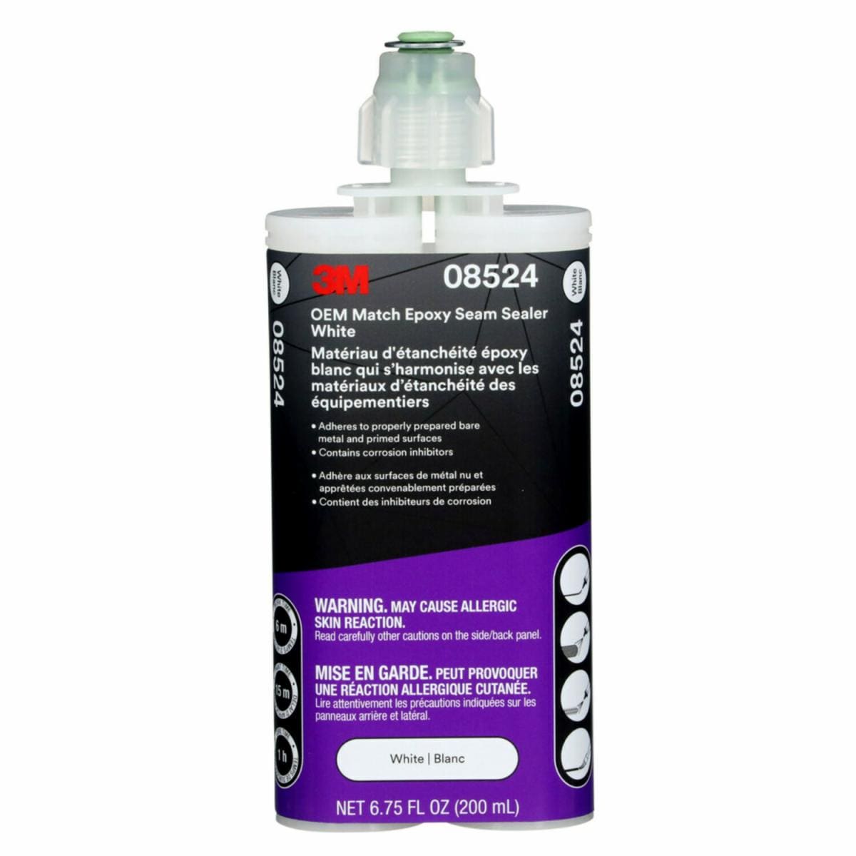 MMM-08524 OEM Match Epoxy Seam 08524 200 Sealer, White