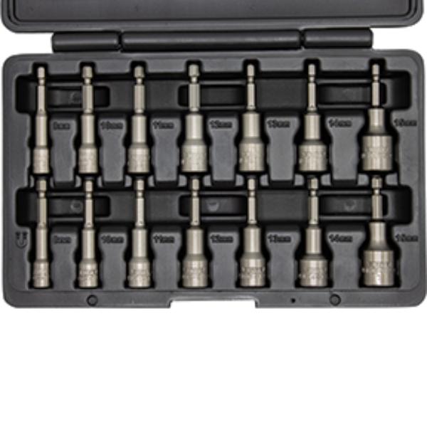 VIM-NSM100A 8-15 mm Metric Nut Setter Set - 14 Piece