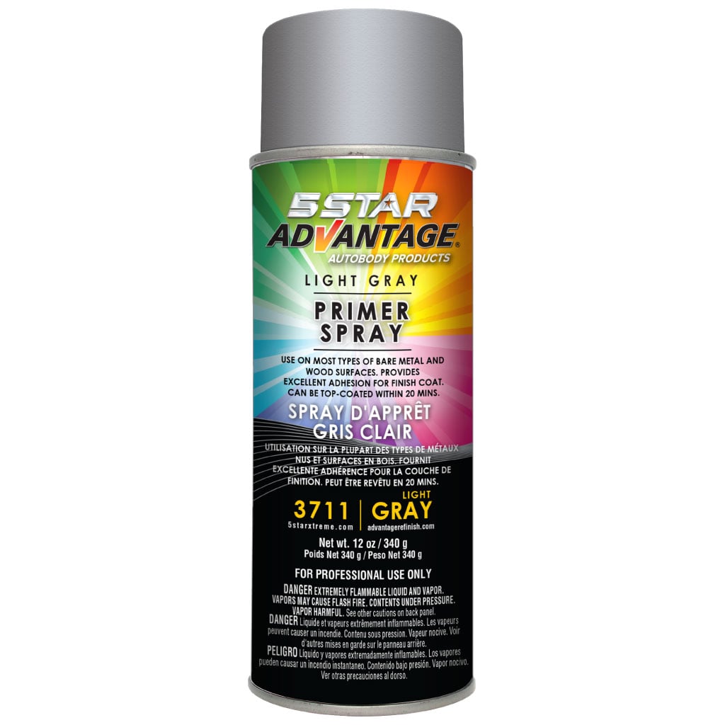 5SA-3711 12 oz Primer Spray Aerosol - Light Gray