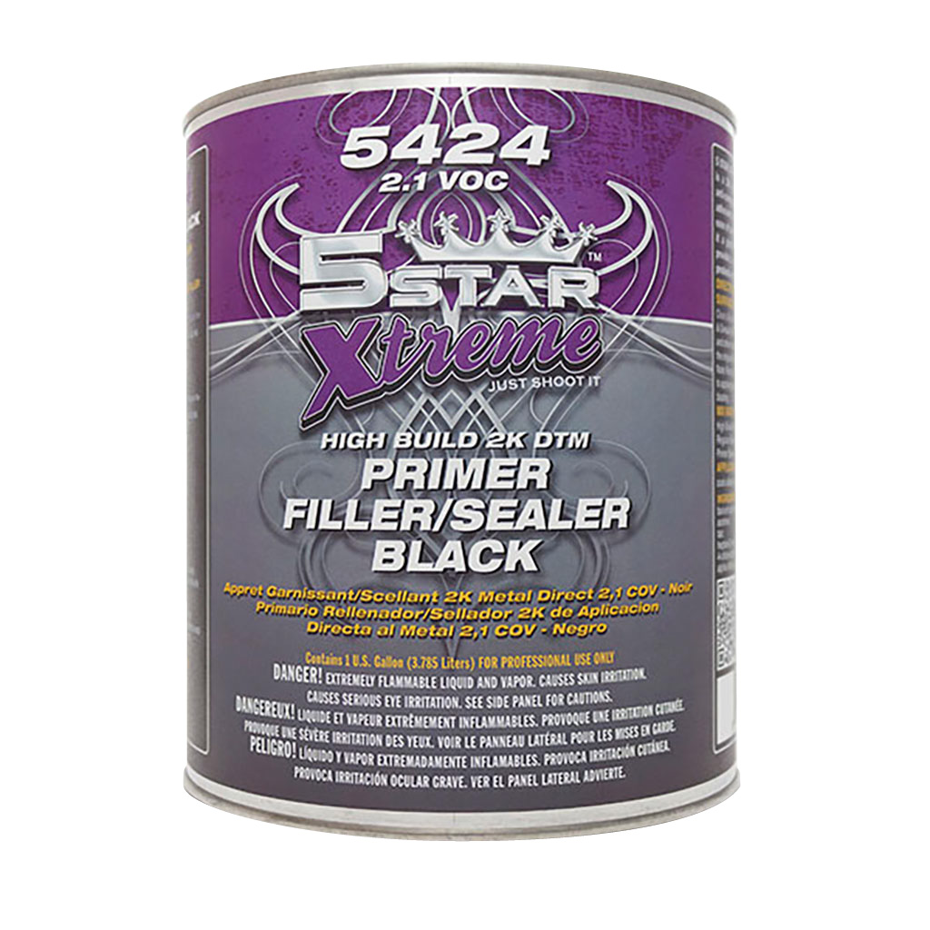 High Build 2K DTM Primer Filler Sealer - Black