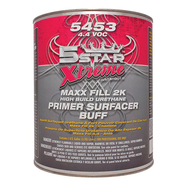 5ST-5453-1 High Build Urethane Primer Surfacer, Buff Yellow