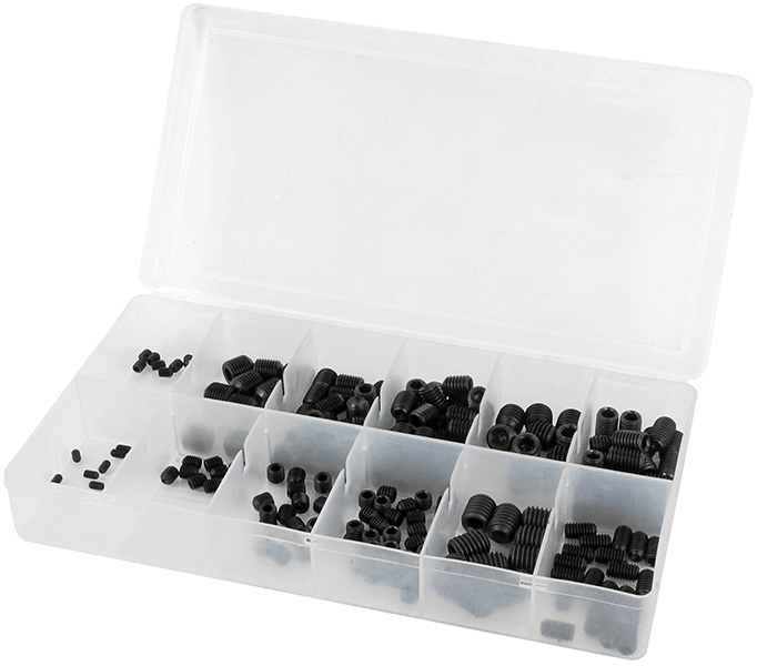 ATD Tools ATD-331 Metric Socket Head Set Screw Assortment - 200 Piece