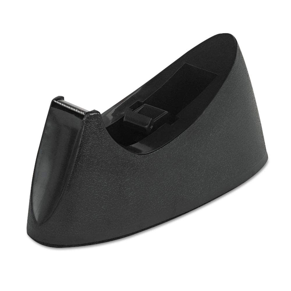 UNV-15001 1 in. Core Desktop Tape Dispenser, Black