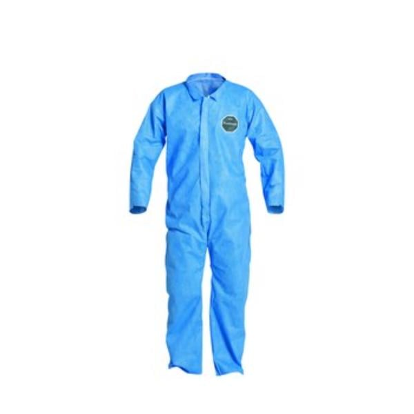 DPT-PB120SBU2X002500 SMS Protective Coverall with Zipper Storm Flap, Blue - 2XL