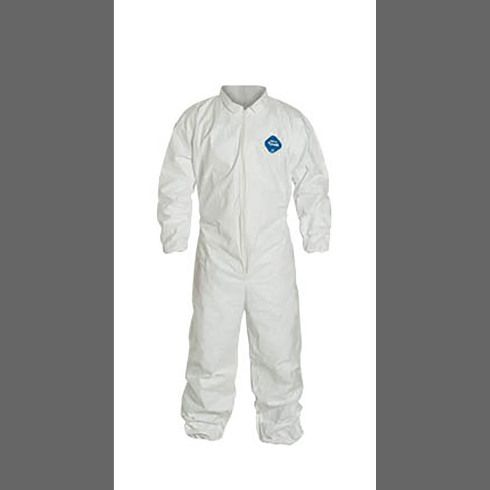 DPT-TY125SWH3X002500 Tyvek Coverall - Elastic Wrist & Ankle - White - 3XL