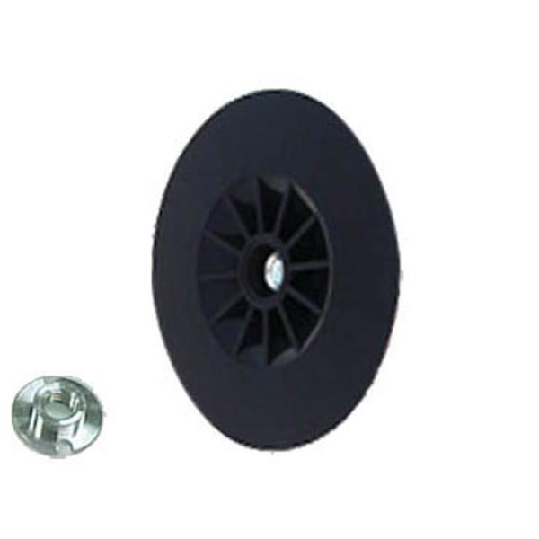 FER-9967 7 in. Backing Pad for Grinder - 0.625-11 in. Thread, Locking Nut