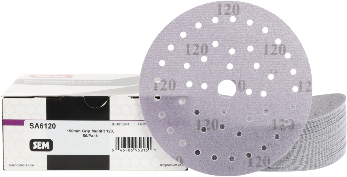 SEM Products SEM-SA61000 6 in. Grip Sandpaper