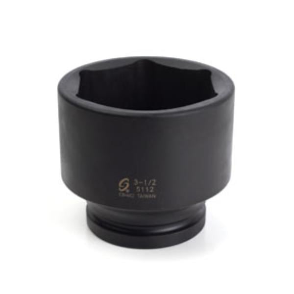 SUU-5112 3.5 x 1 in. Drive Standard 6 Point Impact Socket