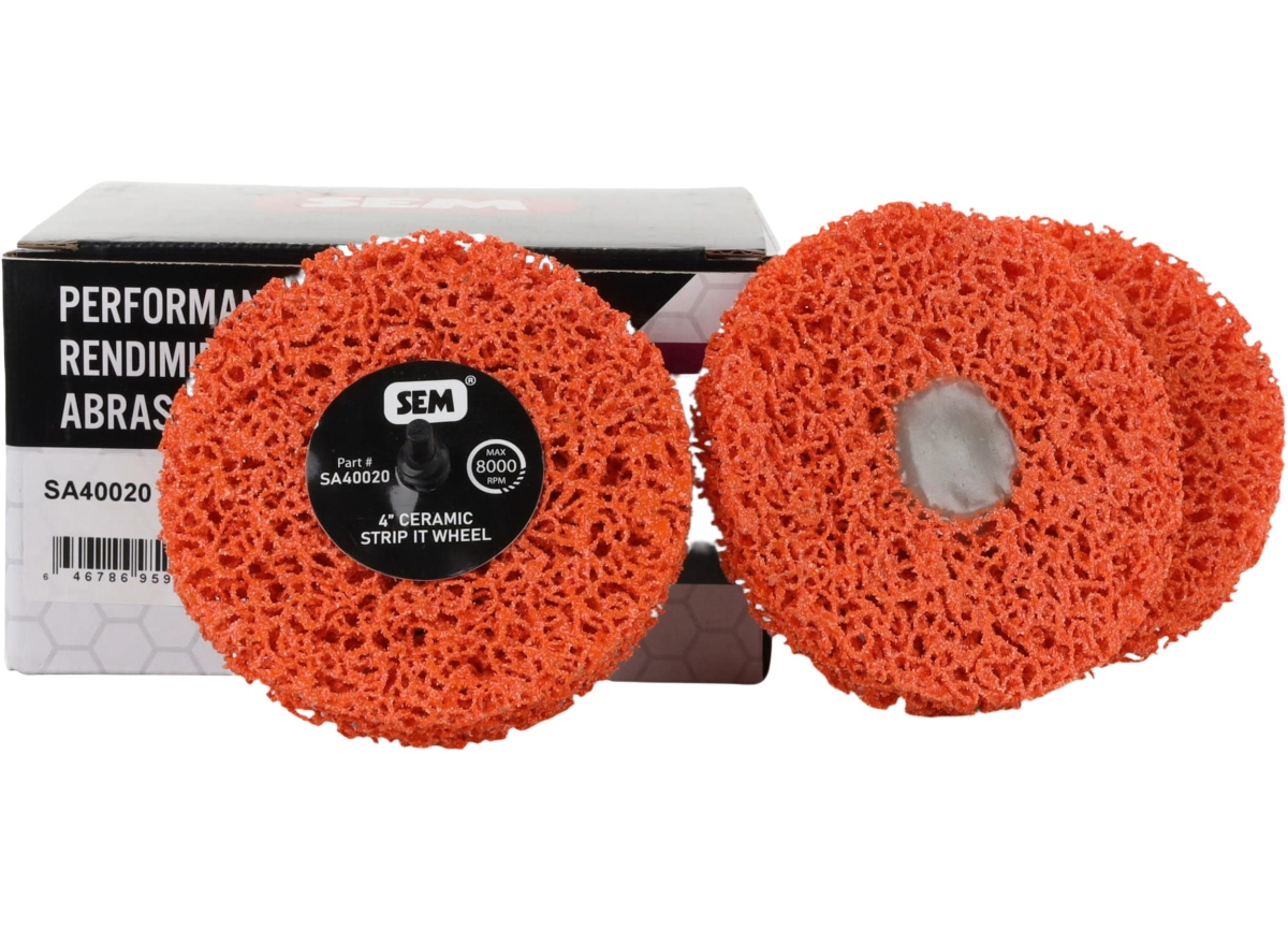 SEM Products SEM-SA40020 4 in. Quick Lock Grinding Discs - 60 Grit
