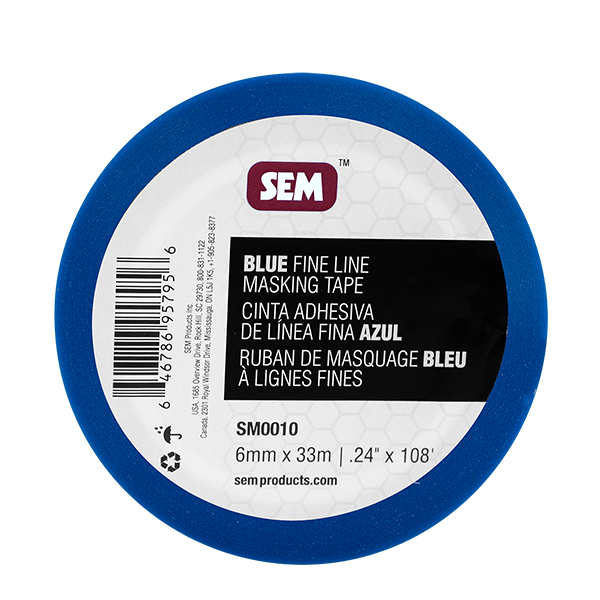 SEM Products SEM-SM0010 Specialty Tapes, Blue - 0.24 in. x 108 ft.