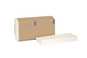 Multifold Paper Towel Sheets, 2 Ply, 189 Sheets, White, 16 PK
