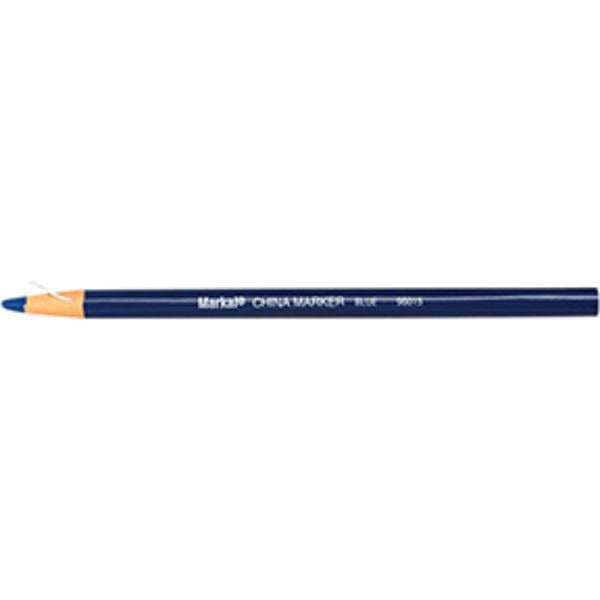 MKL-96015-I China Marker - Paper-Wrapped Grease Pencil, Blue