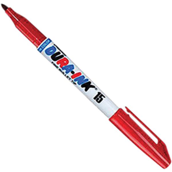 MKL-96022 0.062 in. Dura-Ink 15 Marker - Felt Tip - Red