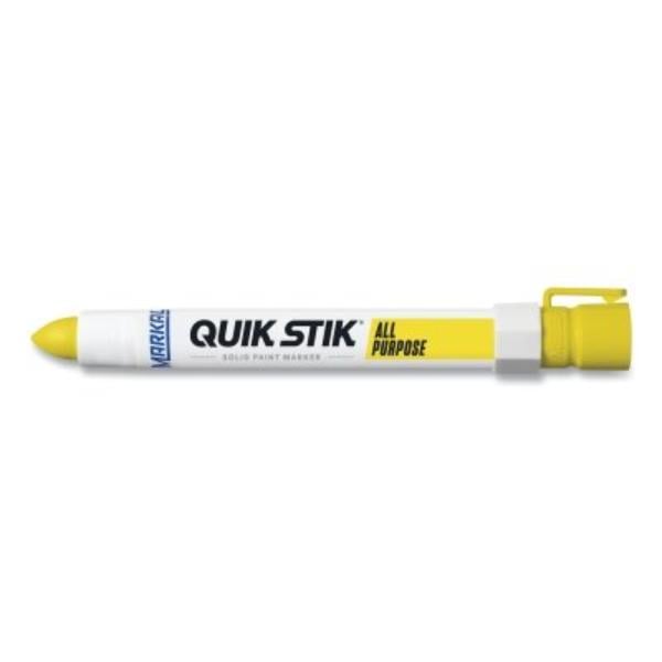 MKL-61053 0.687 x 6 in. Quik Stik All-Purpose Solid Paint Marker, Yellow