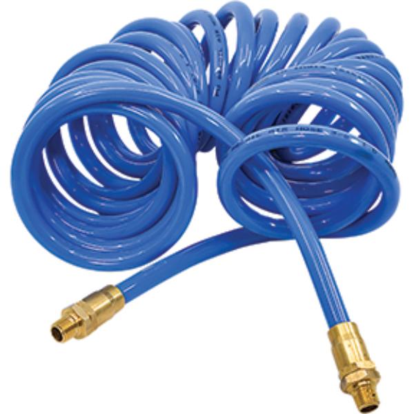 Picture of BluBird BLB-AVGPUR3825 0.375 in. x 25 ft. Avagard PU Recoil Air Hose Assembly