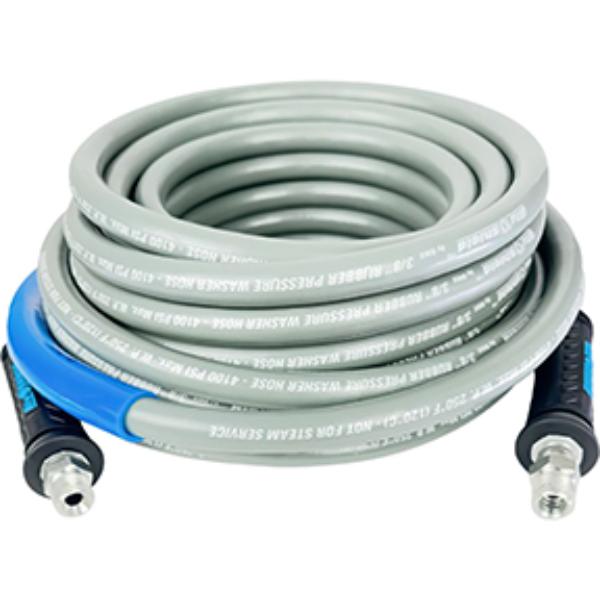 Picture of Bluebird BLB-PWDW3850 0.375 in. x 50 ft. BlueShield Double Wire 6K PSI Pressure Washing Hose