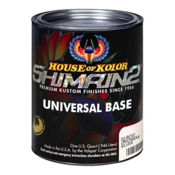 HOK-S2-BC02-G01 1 gal Orion Silvermax Shimrin2 FX Karrier, Advanced Silver Metallic Basecoat