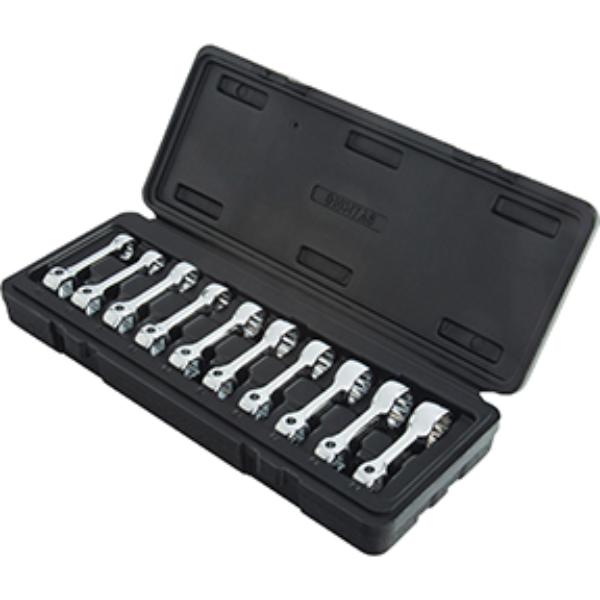 SUU-910MTAS 0.375 in. Drive Metric Torque Adapter Set - 10 Piece