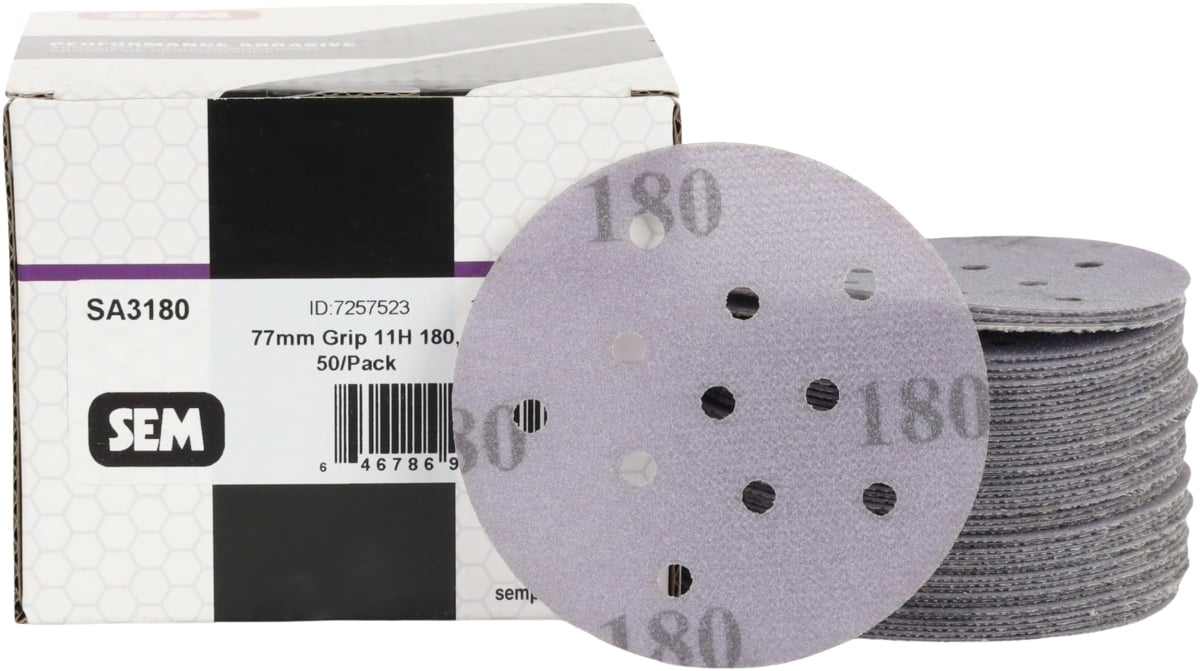 SEM Products SEM-SA3220 3 in. Grip Sandpaper - 220 Grit