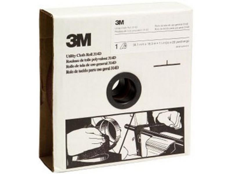 MMM-19800 1.5 in. x 20 Yard P120 Plus Grit Utility Cloth Roll