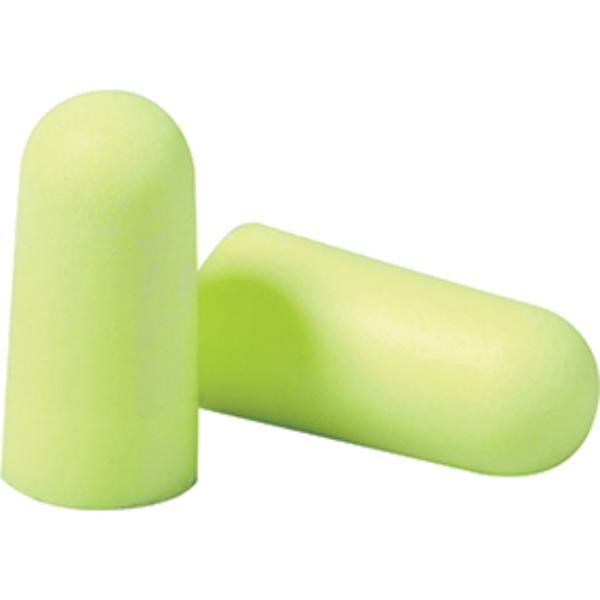 Picture of 3M MMM-312-1250 Ear Soft Neon Earplugs - Uncorded Poly Bag&#44; Yellow - 200 Pairs
