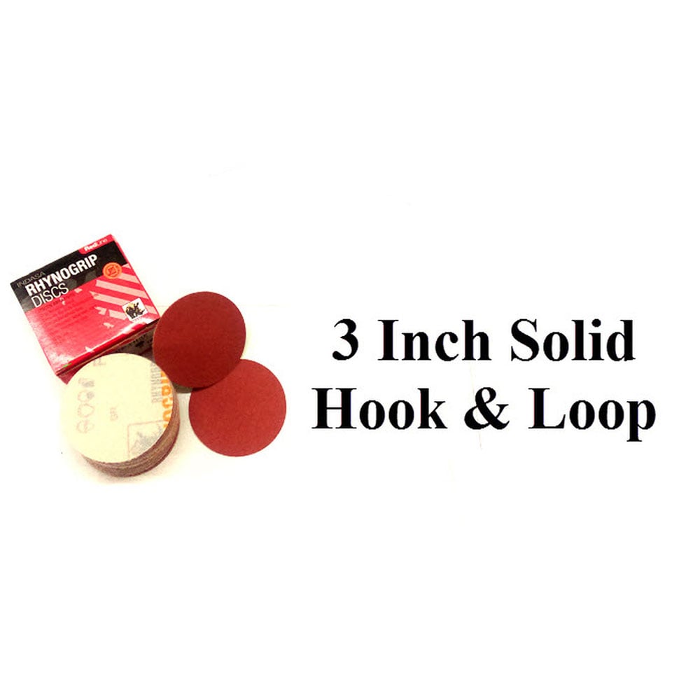 IND-320-150 3 in. Rhynogrip Redline Abrasive Disc - 150 Grit