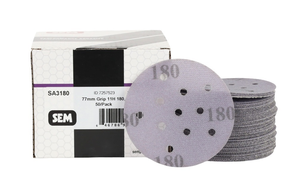 SEM Products SEM-SA3800 3 in. Grip Multihole 800 Disc