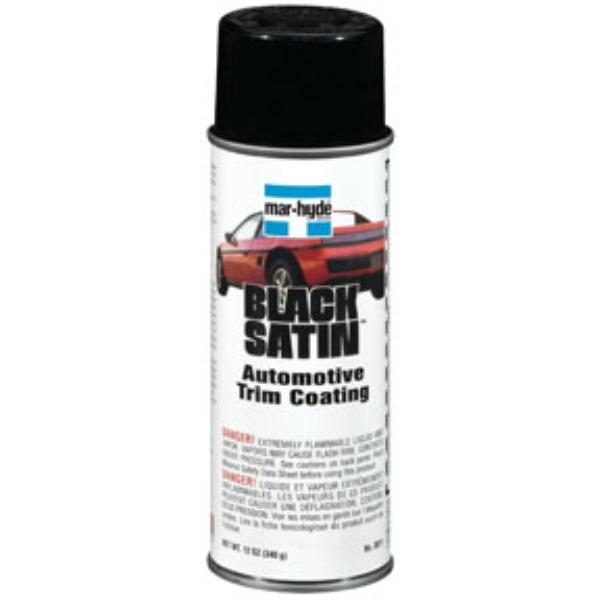 Picture of 3M MMM-3811 12 oz Mar-Hyde Black Satin Automotive Trim Coating 3811 - Aerosol