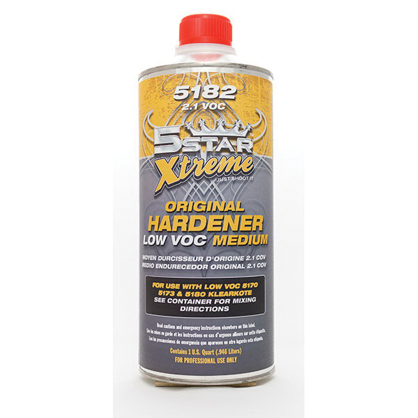 5ST-5182-16 Medium Original Hardener - Liquid, Clear Solvent - 0.5 Pint