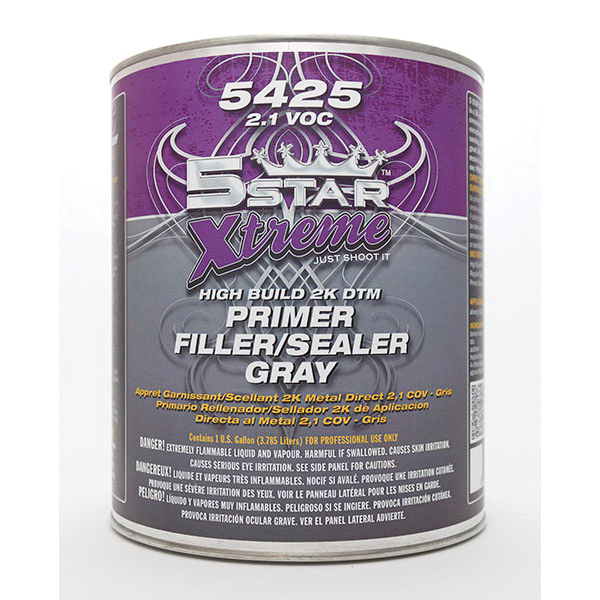 5ST-5425-4 HB 2K DTM Primer, Gray - 1 Qt.
