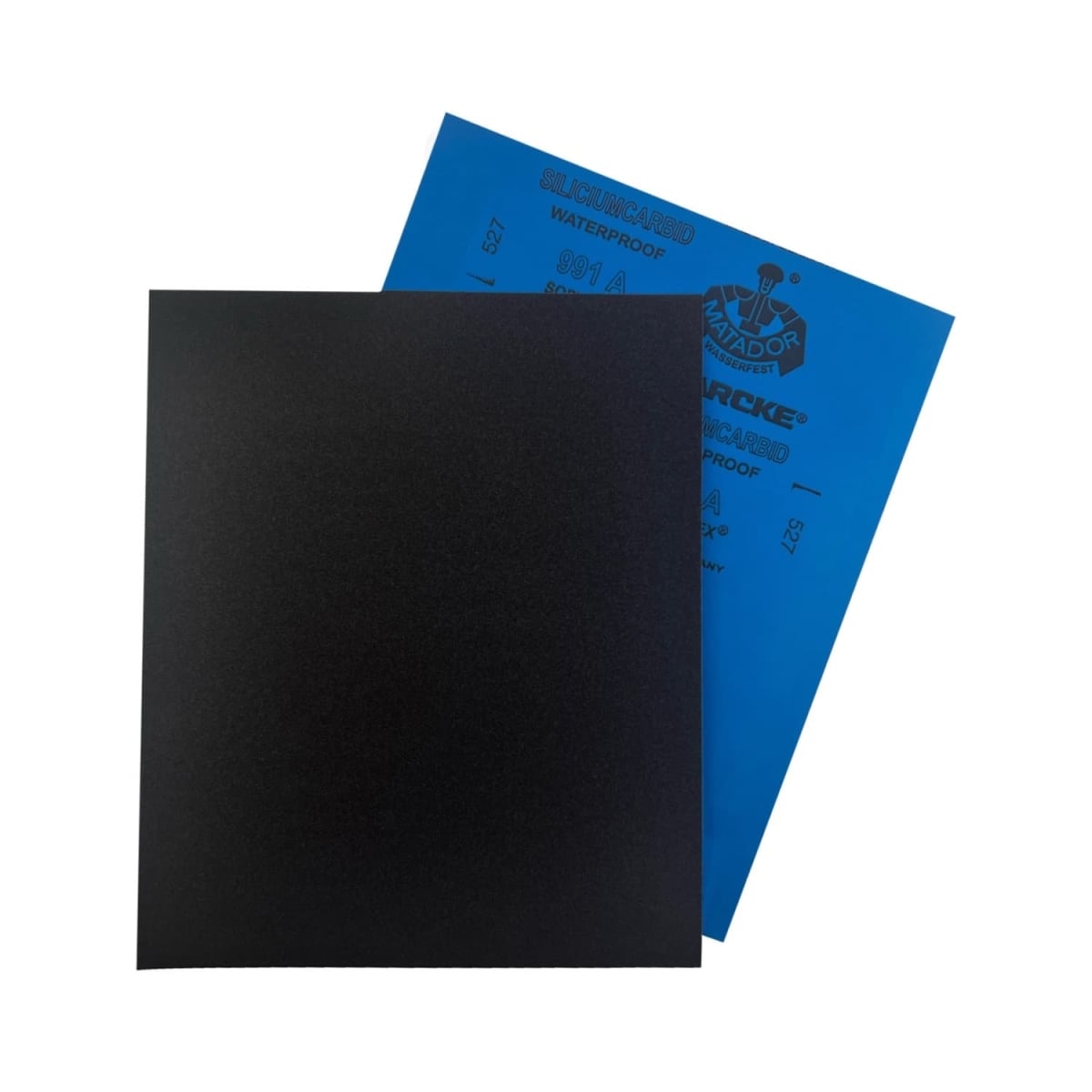 STE-991A-2500-50 9 x 11 in. SC Black Waterproof Sanding Sheet - P2500 Grit