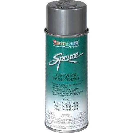 Spruce Metallic Enamel Spray Paint Nickel - Gray