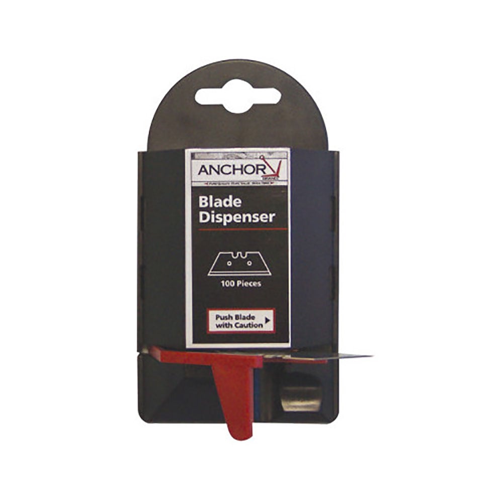 ANR-AB-11-100 0.024 in. Type 92 Utility Blades with Dispenser - 2 Notch