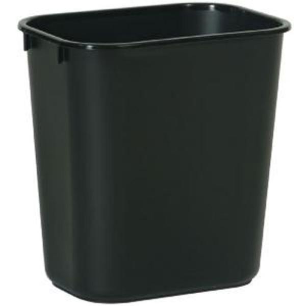 RUB-2955BLA 3.5 gal Small Waste Can, Black