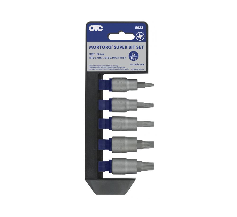 & Equipment OTC-5933 Mortorq Super Bit Socket Set - 5 Piece