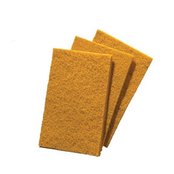 NTN-58005 6 x 9 in. Bear-Tex Non-Woven Clear Blend Prep Scuff Pad, Gold