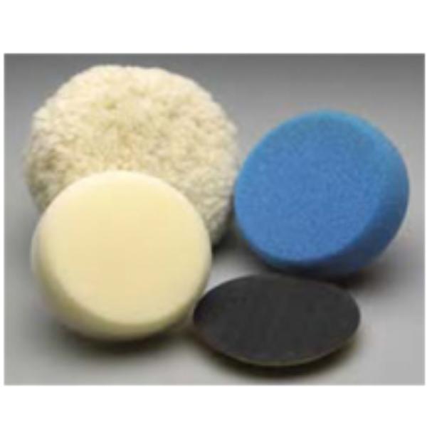 NTN-636425-06128 3 in. Medium Edge Pad, Hook & Loop - 0.312-24 Thread - 12000 RPM