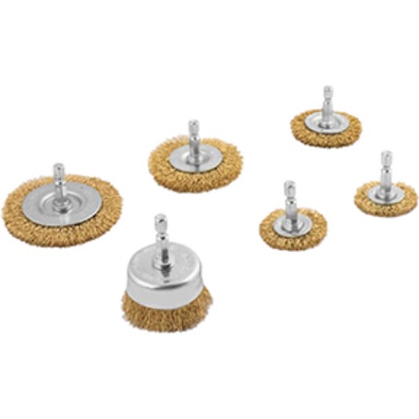 TTN-22206 Crimped Wire Brush - Assortment - 6 Piece