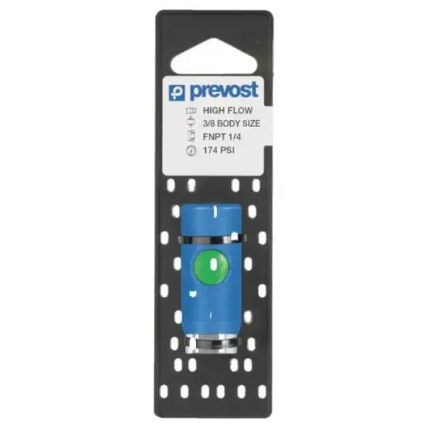 PVS-ERC071201CP 0.25 in. Industrial Interchange Silicone-Free Regular Quick Coupler on Plate - FNPT, Stainless Steel