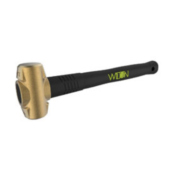 WIL-90416 16 in. 4 lbs Head BASH Brass Sledge Hammer