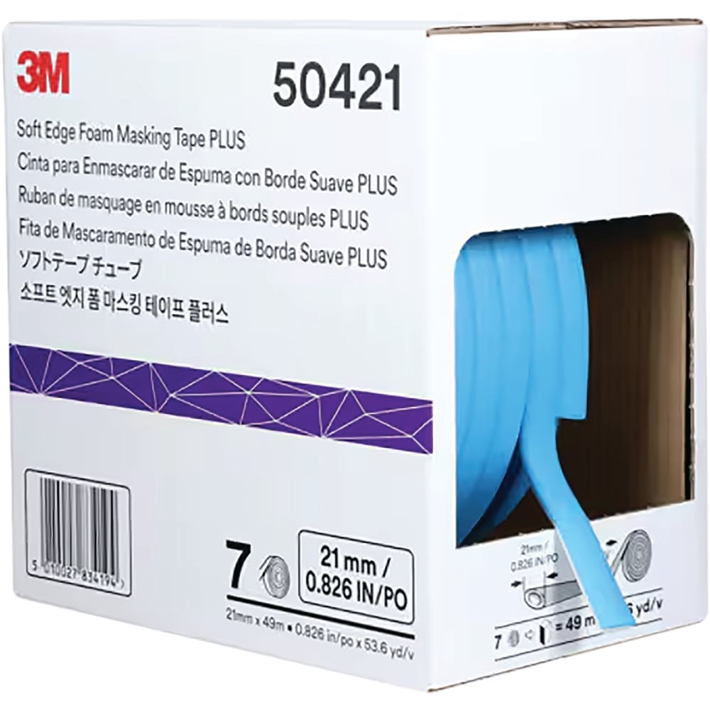 MMM-50421 21 mm 49M Soft Edge Foam Masking Tape