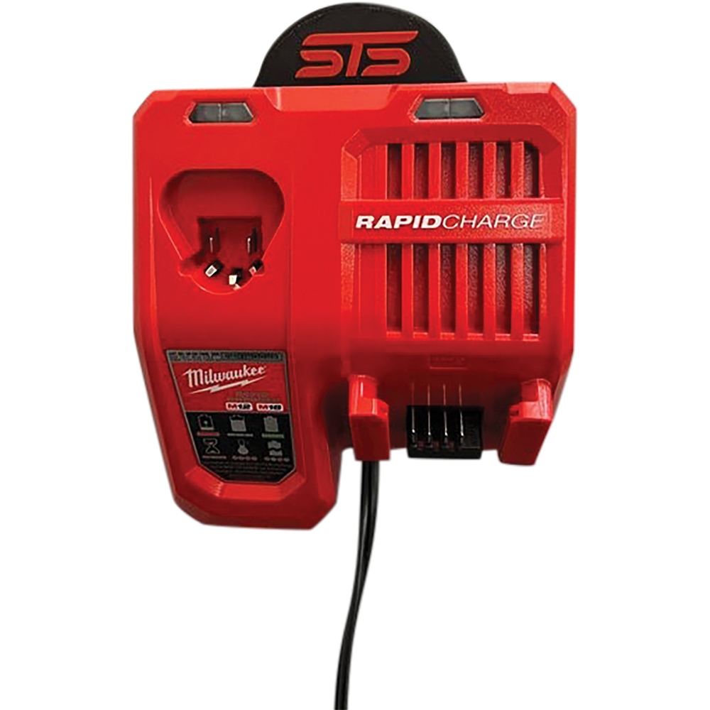 STS-MW1218RCBK Milwaukee M12-M18 Rapid Charger Holder