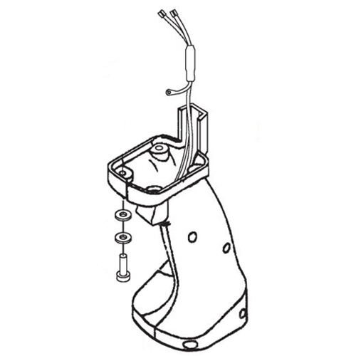 Picture of Lincoln Industrial LNI-271879 12V DC Cordless Powerluber - Handle Assembly