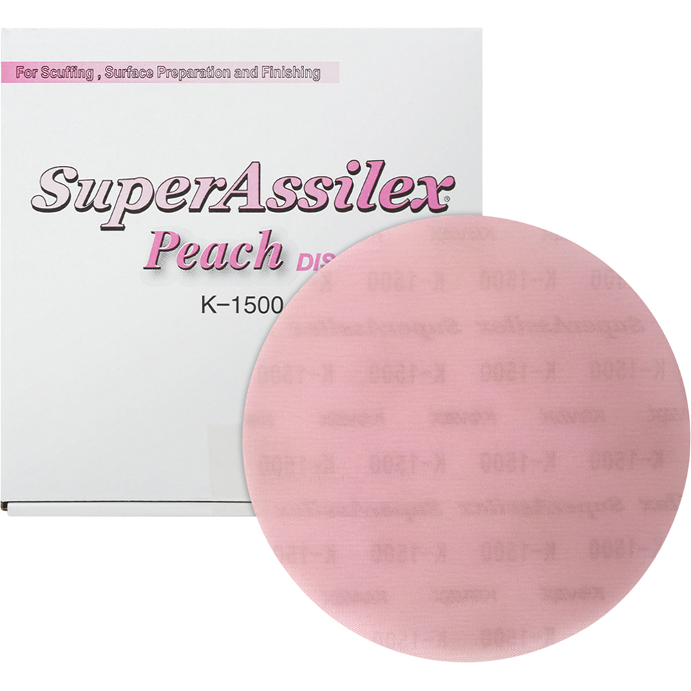 EGA-193-1507 6 in. NH-K-1500 Super Assilex Discs, Peach